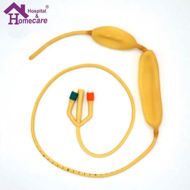 Disposable Rubber Latex Stomach Tube 3 Way Double Balloon Single Use Sengataken-blakemore Tube